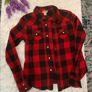 Black and Red flannel